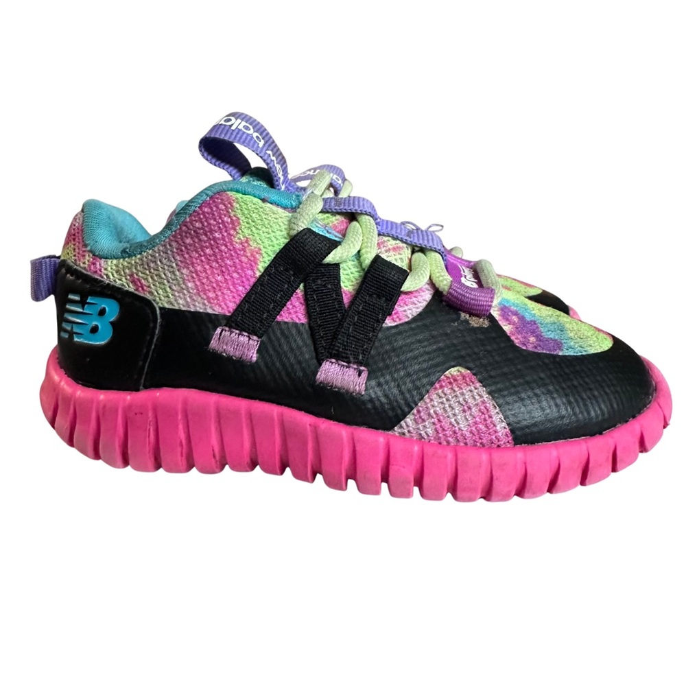 New Balance Kids' Pink and Purple Sneakers - Picture 4 of 10